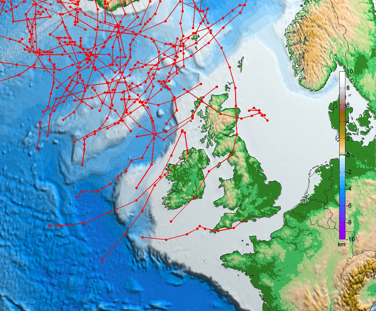 Storm tracks 2041-2060
