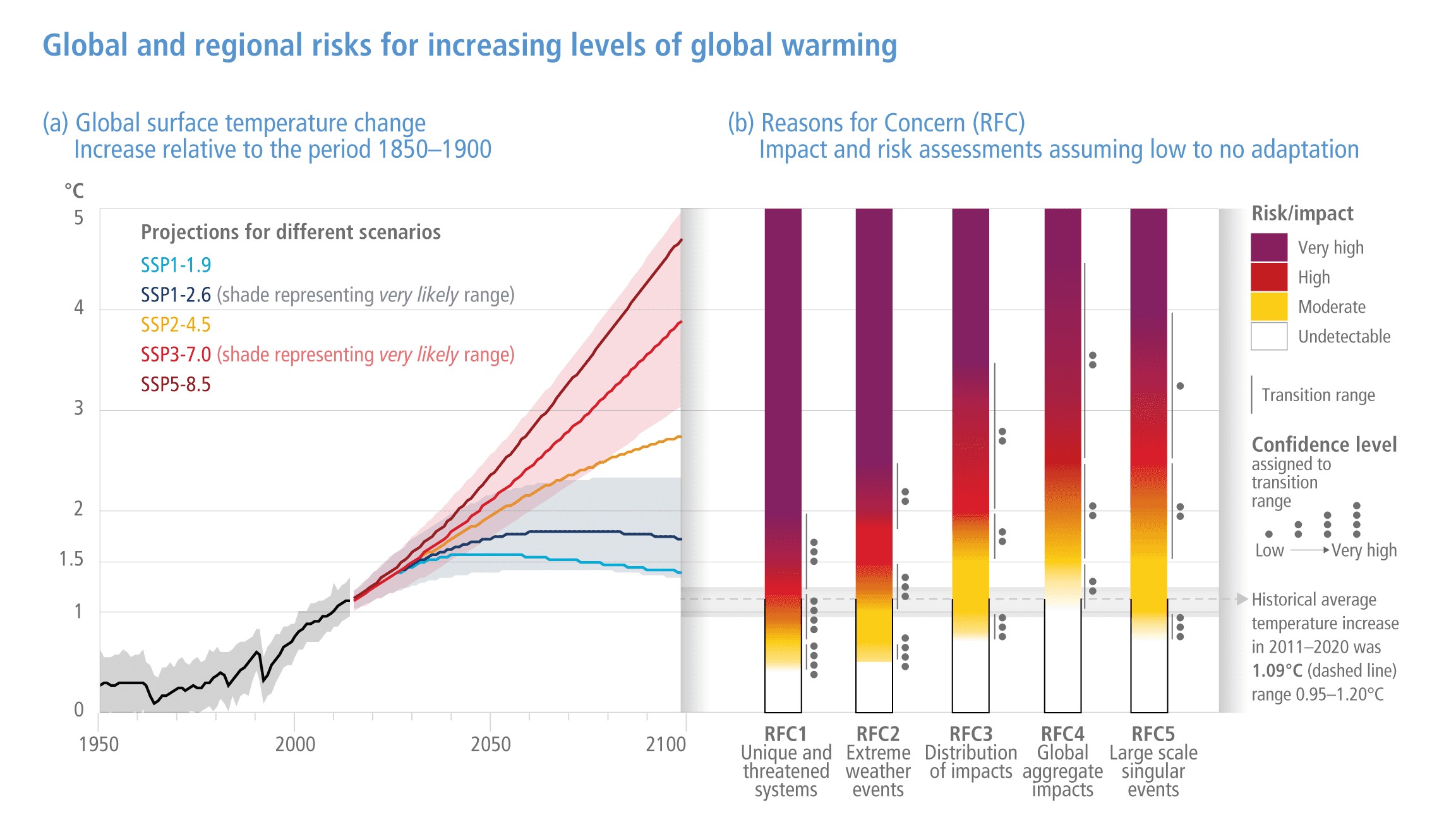 IPCC AR6 WGII reasons for concern